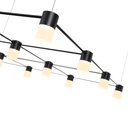 Networks- Luminaria LED Modular Suspendida. 30 Tubos Suspendidos en una base de 3m x 30cm, 30x3W, 3000K (copiar)