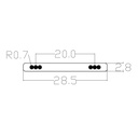 Cinta Conductiva de Tela - Sistema FlexTrack - 10m