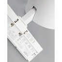 Frecia 30 - Luminaria LED proyector de enfoque para Riel Trifásico, 30W, 3000lm, Ra>90, CCT Seleccionable