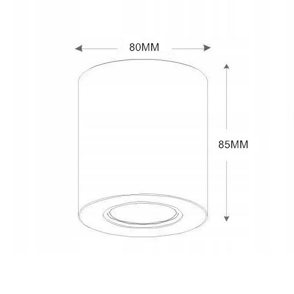 Alter BK 54 - Downlight Sobrepuesto GU10 IP54