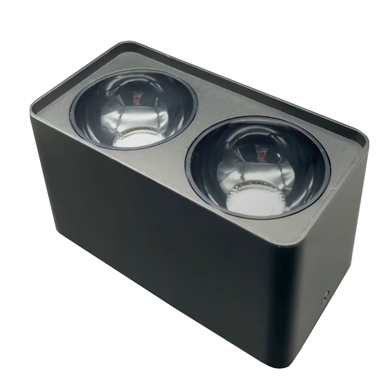 Angus S20 BK - Spotlight LED sobrepuesta, 10W, 800lm, 3000K