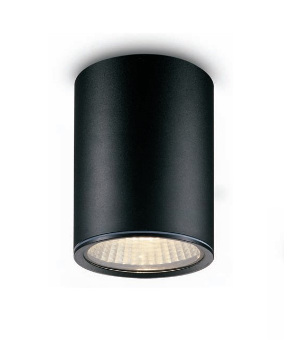 Rubi 12 BK - Luminaria LED Sobrepuesta 12W, 900lm, 3000K, IP65, 60º