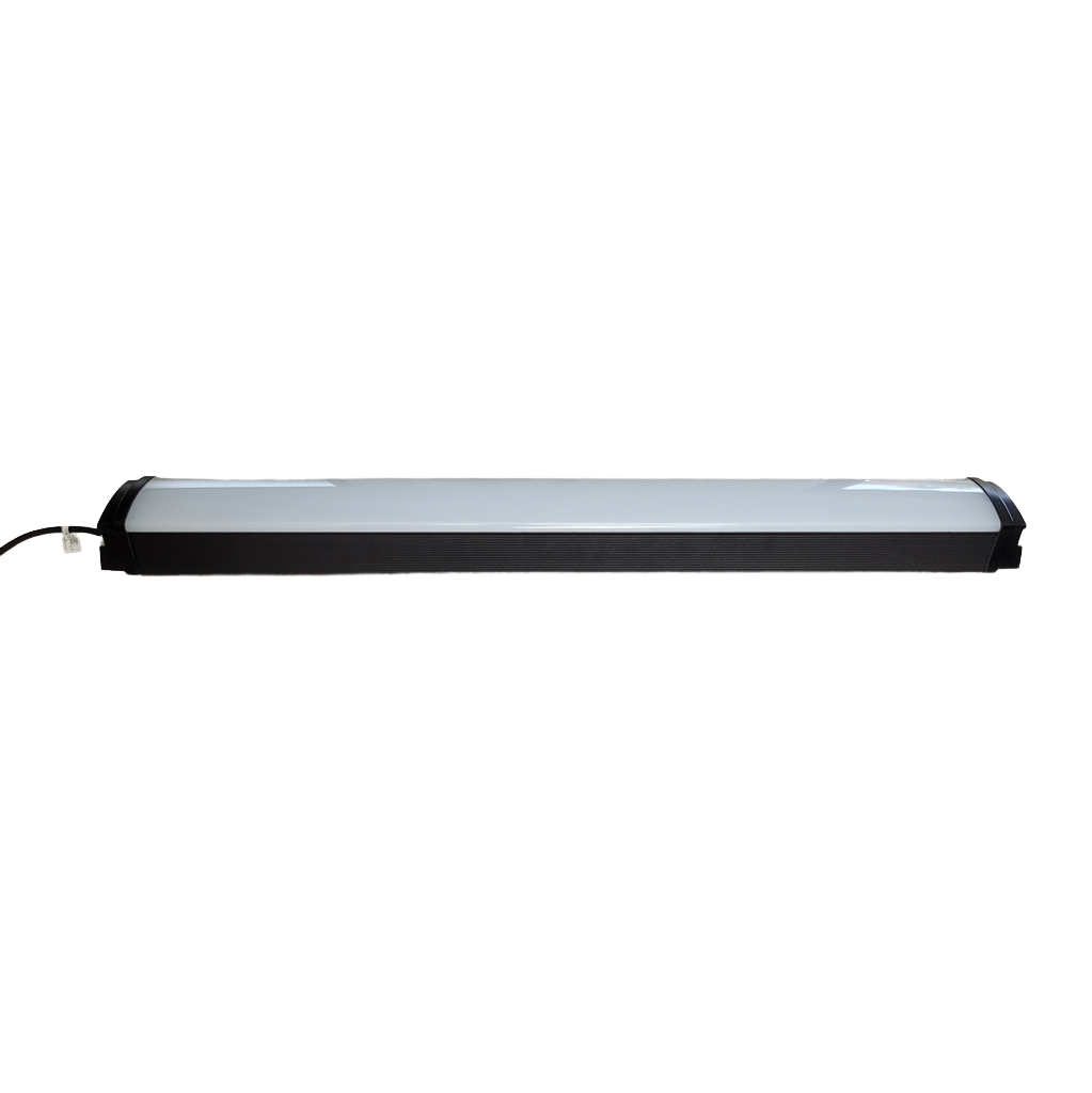 Ester 30 BK EM - Estanco LED IP65, 30W, 3900lm, 130lm/W con Kit de Emergencia 3h Autonomía