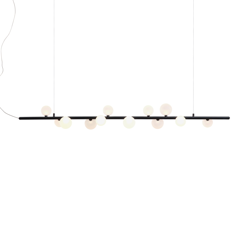 [LPL376-BK] Almik H - luminaria LED suspendida 6W   (Negro)