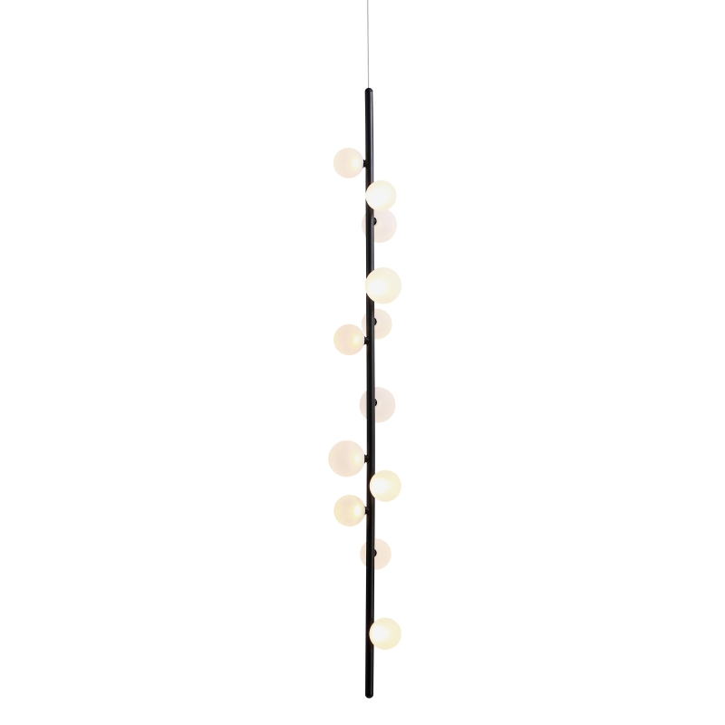 [LPL375-BK] Almik L - luminaria LED suspendida 6W  (Negro)
