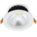 Vela 9 - Luminaria LED Embutida en Cielo IP44, 9W, 810lm