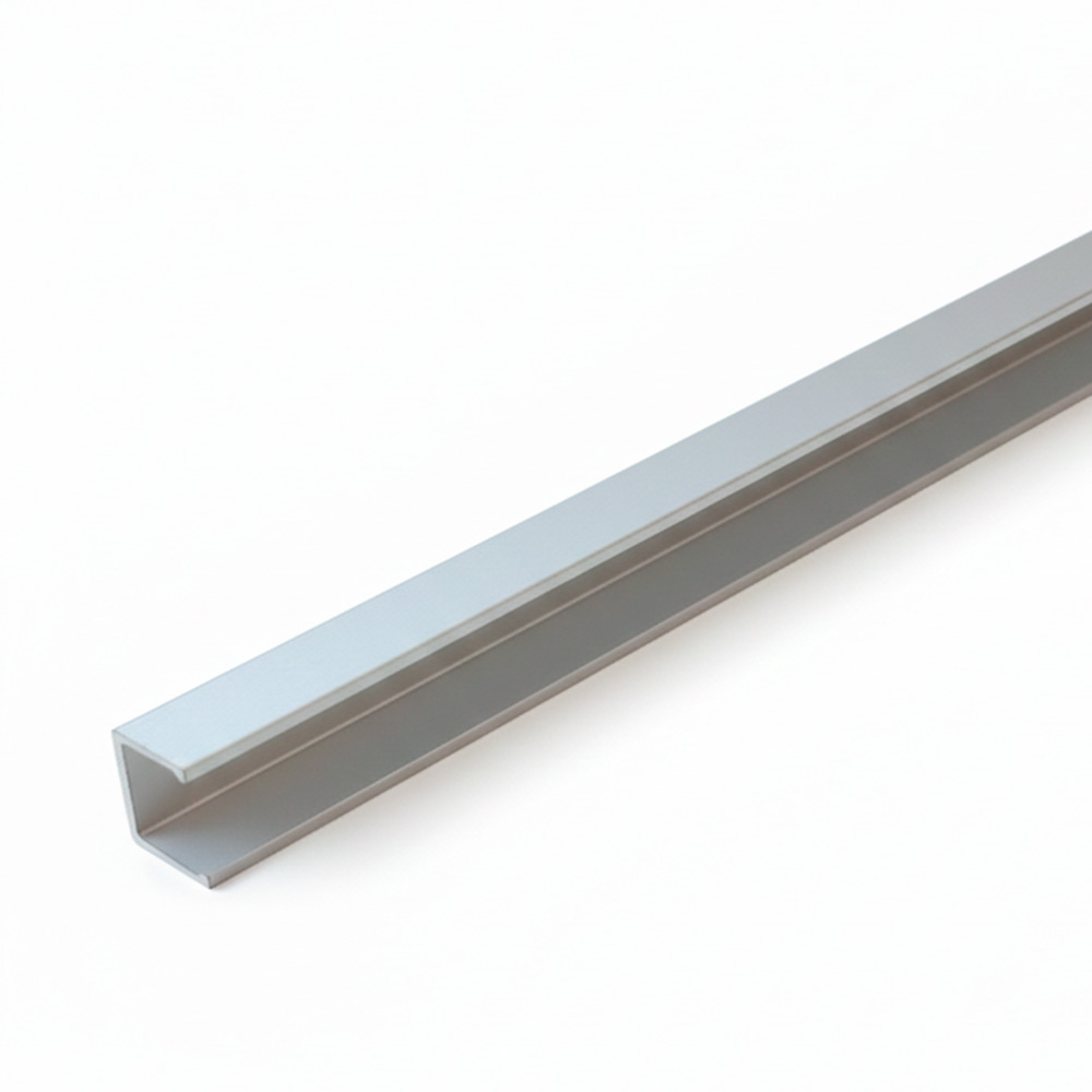 Perfil canal en "U" Aluminio 10x10mm x 1m para montaje de Neon LED N1010 