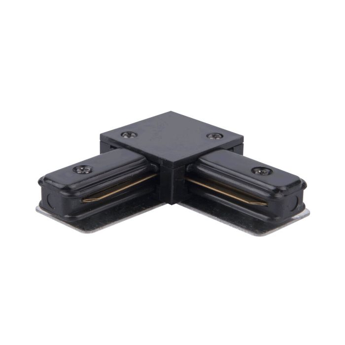 [RMU90BK] Conector en L Negro Para Riel Monofásico