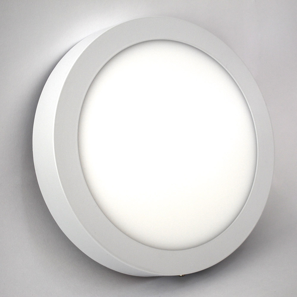 Cassiopeia 18 3000K - Panel LED Sobrepuesto compatible con Kit de Emergencia