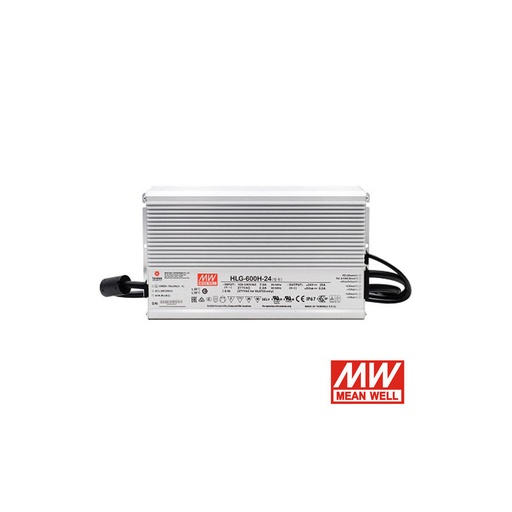 [HLG600H-24] Driver Mean Well 24V 600W IP67 serie HLG