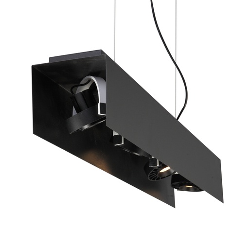 [LPL210] Mara 4 BK - Luminaria LED Suspendida Direccionable, 4x6W, Ra>80, 3000K, 1680 lm