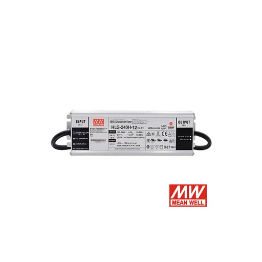 [HLG-240-12] Driver Mean Well 12V 240W IP67 serie HLG