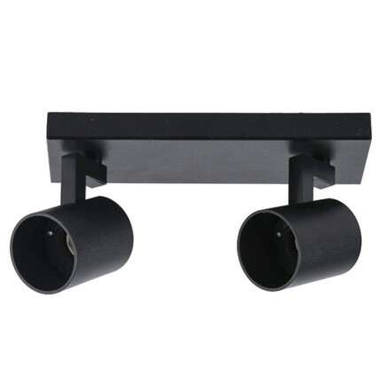 [BY-GU10-1-BK] Canopus 2 BK - Luminaria Sobrepuesta Direccionable 2xGU10 Negra (No incluye ampolletas)