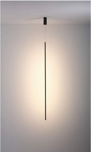 [LPL361-BK] Lar W - Luminaria LED Suspendida 1.5m, 18W, 1800lm, Osram SMD 2835 Ra>80 3000K