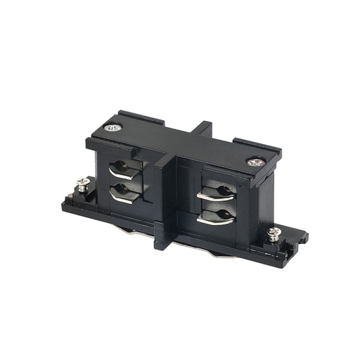 [TLR2000-BK] Conector Recto Mini Acoplador para Riel Trifásico Negro
