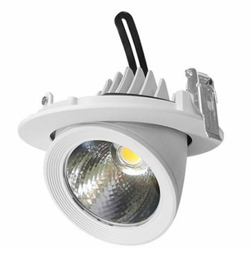Pura 30 - Luminaria LED Basculante Embutida en Cielo 30W 3000K / 4000K, Ra >80