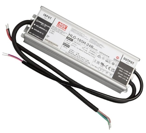 [HLG-185H-24B] Driver Mean Well 24V 185 IP67 serie HLG