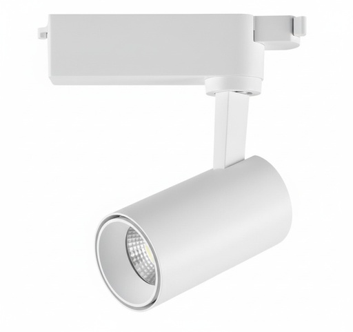 Carina 10 B - Luminaria LED para Riel Monofásico, 10W, 1000lm, Ra>85