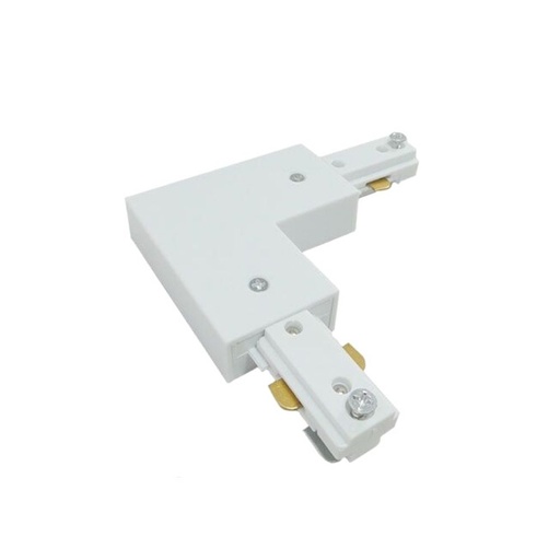 [ISR17095] Conector monofasico 90 grados  blanco