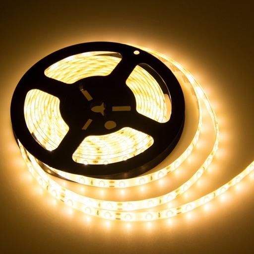 [ESC24609] Cinta LED SMD 2835 9,6 W/m, 24V DC, IP20 3000K, Ancho 8mm Largo 5m