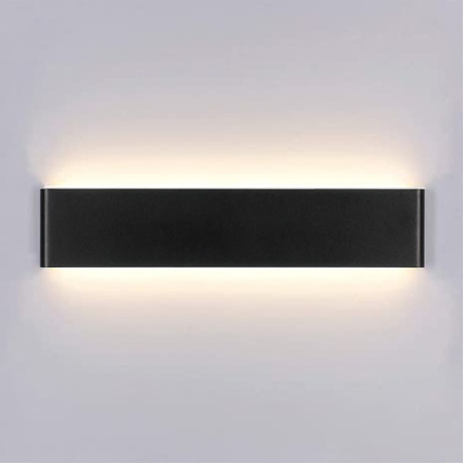 [ISM19170BK] Joan BK - Apliqué Negro Bidireccional LED 12W, 960lm, 3000K